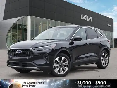Powered by a dynamic 2.0L EcoBoost engine, this 2025 Ford Escape Platinum, with just 23,292 kilomete...
