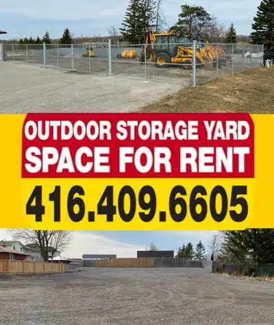 Proper zoning and suitable for outdoor parking and outdoor storage yard with SECURITY CAMERAS, FULLY...