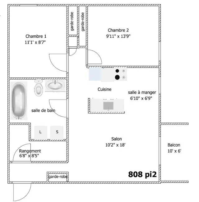 SUPERBE 4 ½ EN COIN,ENTIÈREMENT RÉNOVÉ-1395$ TOUT INCLUS!LIBRE in Long Term Rentals in Québec City - Image 9