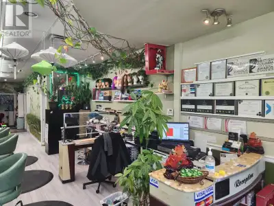 LONG ESTABLISHED DAY SPA ON HIGH TRAFFIC WEST BROADWAY LOCATION WITH 3 HAIR CUTTING CHAIRS, 3 PEDICU...