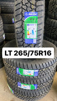 LT 265/75R16 NEW A/T TIRES $800 FOR FOUR TIRES