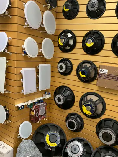Speakers, Ceiling and Wall Speakers, Subwoofers, Electronics, View more