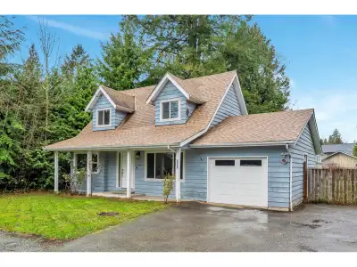 This beautifully updated Cape Cod-style home in the heart of Fort Langley is a true gem. Situated on...