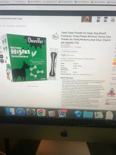 Dog Teeth Cleaner - Put in food, View more