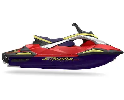 Ride full blast on the waves with Yamahas sporty JetBlaster PRO equipped with the advanced RiDE tech...
