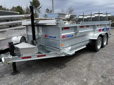 2026 K-Trailer Galvanized Dump D8216-16k HD2 Expert Series. Standard Features: Slipper Suspension, H...