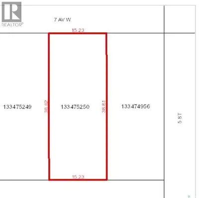 Vacant lot for sale in a great town of Nipawin, SK! Zone R2 – (Residential District – detached home/...