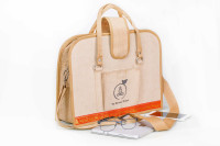 Eco-friendly, Sustainable, Jute/Burlap Laptop Bag