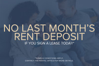1 Month Free Rent No Last Month's Rent Deposit Visit our Website: https://www.capreit.ca/apartments-... (image 2)