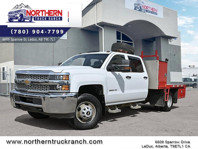 WAS: $42900 NOW: $39900 plus taxes and licensing feesThis 2019 Chevrolet 3500HD Crew Cab 4x4 is a to...