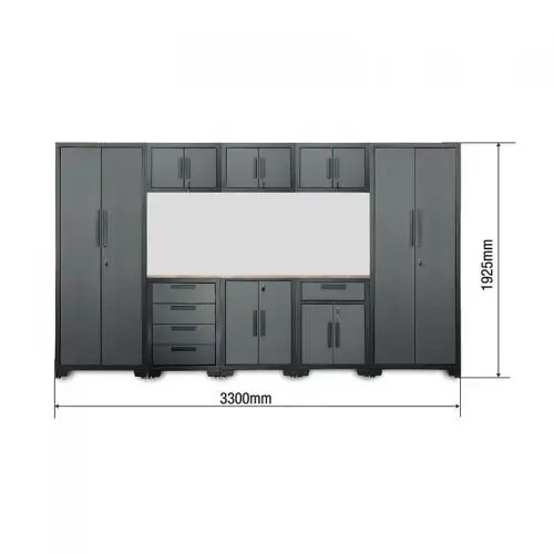 NEW 9 PCS GARAGE WORK BENCH TOOL BOX SET 1189GS in Tool Storage & Benches in Grande Prairie - Image 7