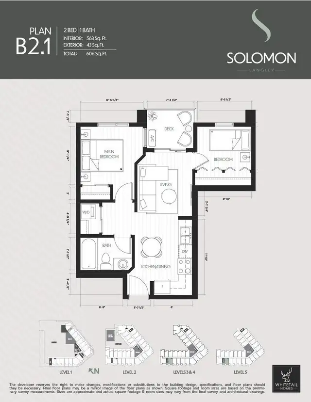 Plan B2.1 20725 EASTLEIGH CRESCENT Langley, British Columbia in Long Term Rentals in Delta/Surrey/Langley - Image 3