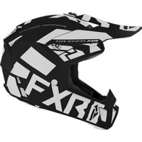 FXR CLUTCH EVO LE Black/White MX HELMET 22.5 SALE