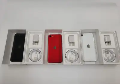 iPhone SE 2nd 3rd 2020 2022 UNLOCKED 1 YEAR WARR New Chrgr, View more