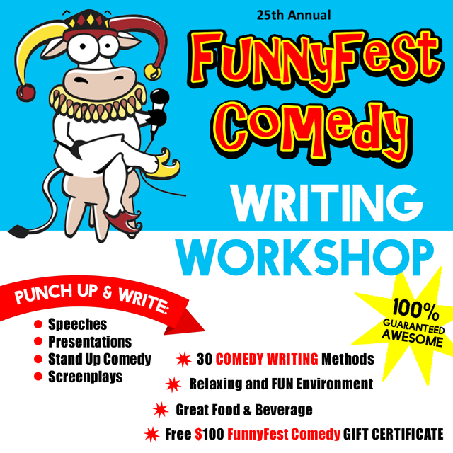 “Laugh while you Learn” NEW Comedy WRITING Workshop Vancouver
