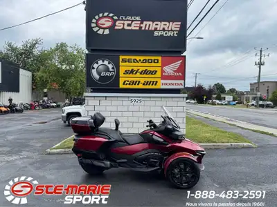 Can-Am Spyder RT LIMITED 2023 finition NOIR avec seulement 2 710 KM! Inspection et tune-up inclus. D...