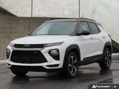 LOW LOW KM'S! 2023 Chevrolet Trailblazer RS. One Owner, No Accidents. Equipped with: AWD, Panoramic...