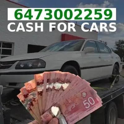 CALL/TEXT 6473002259 AJ Scrap car, junk car, scrap car removel , accident car, damage car, cash for...