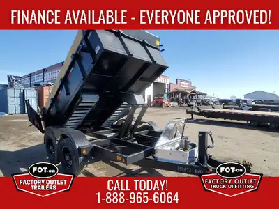 Welcome to Factory Outlet Trailers! NEW 6x10ft HD Dump Trailer by Canada Trailers - Ramp Kit - Upgra...
