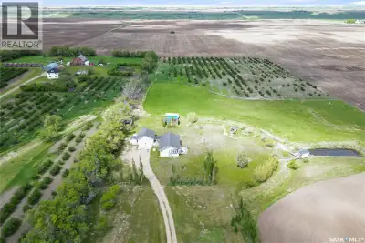 Welcome to your dream acreage lifestyle! Nestled on 9.95 acres of scenic Saskatchewan prairie, this...