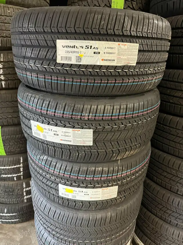 235/40R18 HANKOOK	VENTUS S1 AS (H125) ALL SEASON TIRES! FULL SET in Tires & Rims in Markham / York Region - Image 2