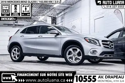 Auto Luana 2018 MERCEDES-BENZ GLA-Class PRENEZ UN RENDEZ-VOUS / BOOK AN APPOINTMENT (514) 327-5553 1...
