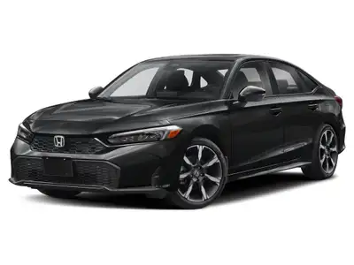 The 2026 Honda Civic Sedan Hybrid Sport Touring is here in a stunning Black exterior paired with a s...