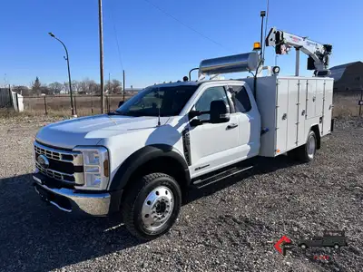 Countryside Fleet 2023 Ford F550 Extended Cab 4x4 Service Truck + 6.7L PowerStroke Diesel + 4x4 W/ A...