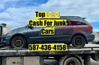 Cash for cars up to 6000$ (587 436 4158)