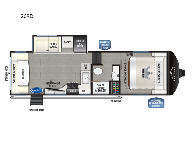 2024 EAST TO WEST Tandara 26RD in Travel Trailers & Campers in Bedford - Image 3
