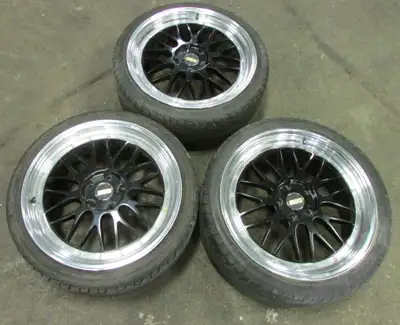 Item For Sale ! Used BBS Rims with Tires SOLD AS IS Eagle Japan Motors Tel: (905) 670-4030 Tel: (905...