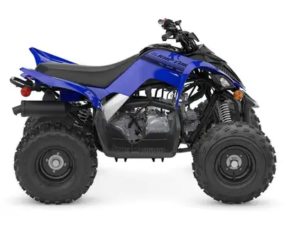 CALLING NEW RIDERS. With a 112cc engine, fuel injection, electric start and legendary Raptor styling...