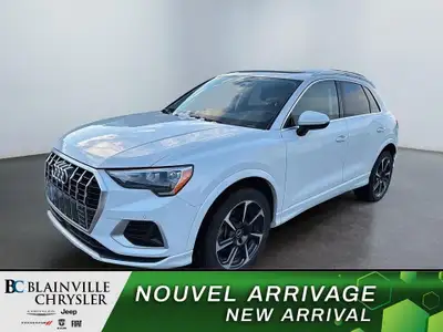 2021 Audi Q3 Premium Plus Moteur 2.0 litres turbo performant et economique Transmission automatique...