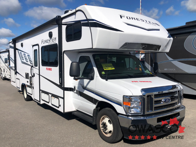 Forest River Forester Classic Class C 3051S highlights: Rear Private Bedroom Bunk Over Cab Sofa Flip...