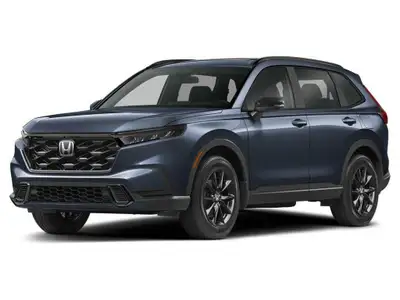 The 2026 Honda CR-V Hybrid Sport AWD is presented in a striking gray finish, perfectly complemented...