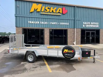 Miska Galvanized 5'x15' Utility/2-Place ATV Trailer - Made in Canada Ready to roll, starting at just...