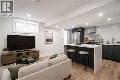 Newly renovated apartment for rent on the Hamilton Mountain. The lower floor apartment features 2 be...