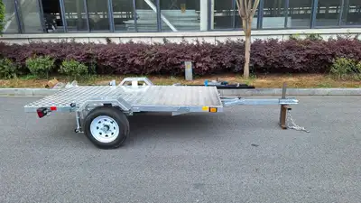 NEW 4X8 FOLDING UTILITY ATV TRAILER & DECK 37561UT, View more