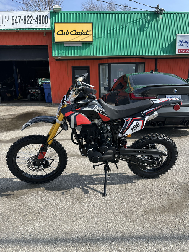 SBZ 150cc DirtBike 5-Speed Manual – Lifan Engine – New in Dirt Bikes & Motocross in Mississauga / Peel Region - Image 5