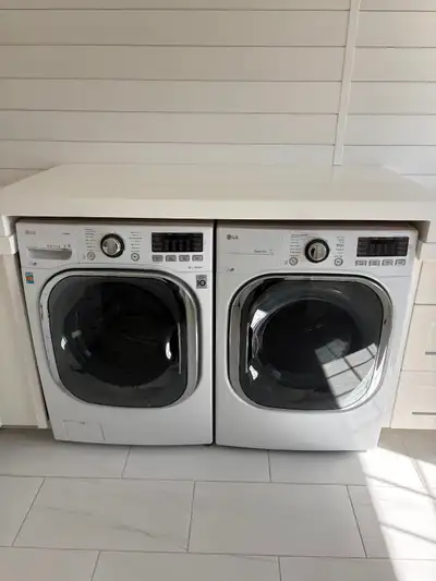 Side by side LG washer & dryer. Can be viewed week days at home renovation project in St. Albert $90...