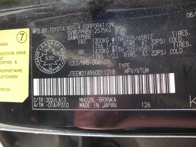 !!!!NOW OUT FOR PARTS !!!!!!WS008585 2006 TOYOTA HIGHLANDER in Auto Body Parts in Woodstock - Image 11