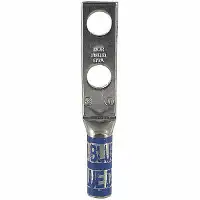Thomas & Betts 54852BE Copper Two-Hole Lug 6 AWG 1/4" Bolt Size