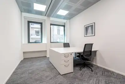 Get started right away with a ready-to-use office space to rent for two. Make a home for your busine...