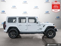 New Price! Odometer is 10286 kilometers below market average! Bright White Clearcoat 2023 Jeep Wrang... (image 6)