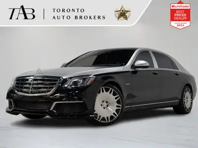 This 2018 Mercedes-Benz S-Class Maybach S 650 is a prestigious local Ontario vehicle with a clean Ca...