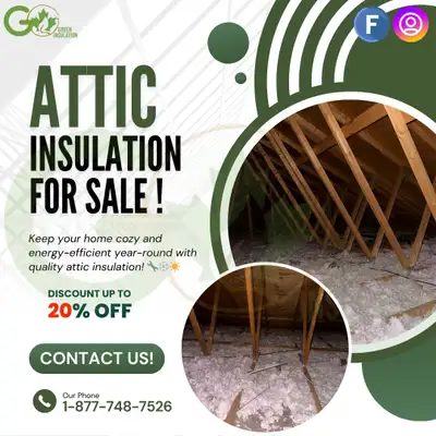 Ontario’s Lowest Prices – Attic Insulation Sale Today !, View more