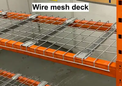 Wire Mesh Deck For Pallet Racking - IN STOCK, View more