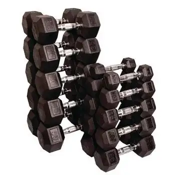 Rubber Dumbbells & Plates $.98/lb, View more