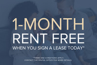 1 Month Free Rent No Last Month's Rent Deposit Open House | March 22 Visit our Website: https://www.... (image 1)