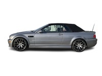 2005 BMW M3 Base 3.2L 6-Cylinder SMPI DOHC 24V 2D Convertible RWD 6-Speed Silver Gray Metallic Rear... (image 4)